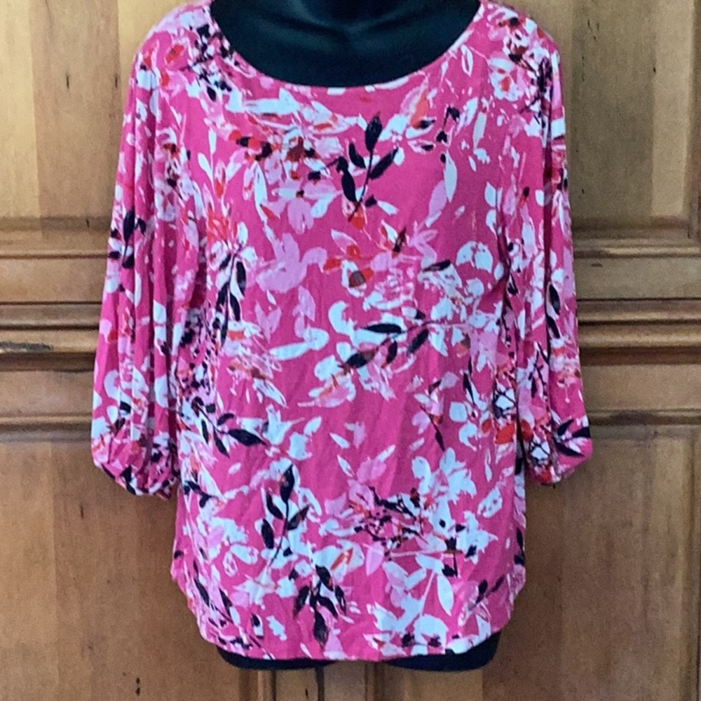 🌺🌸NWOT Nine Four One Fun Size Large  Colorful Fun Top Wardrobe Must Have 🌺🌸